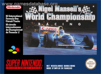 Cover Nigel Mansell's World Championship Racing for Super Nintendo